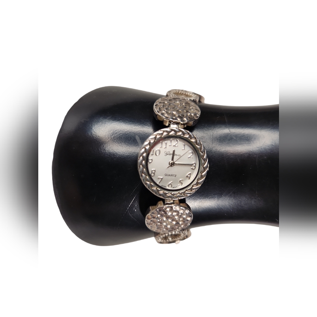 Silver Toggle Bracelet Watch